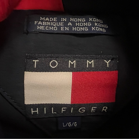 BIG FLAG Vintage RARE  Reversible Tommy Hilfiger Jacket Large NOS - Picture 6 of 12